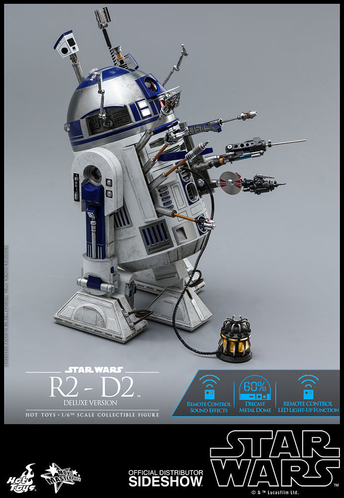 Hot Toys R2-D2 Deluxe Star Wars Sixth Scale Figure - Collectors Row Inc.