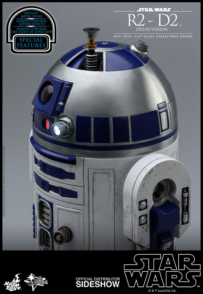 Hot Toys R2-D2 Deluxe Star Wars Sixth Scale Figure - Collectors Row Inc.