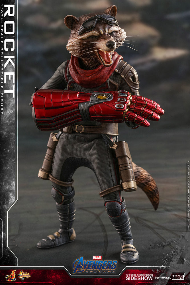 Hot Toys Rocket Marvel Avengers: Endgame Sixth Scale Figure - Collectors Row Inc.