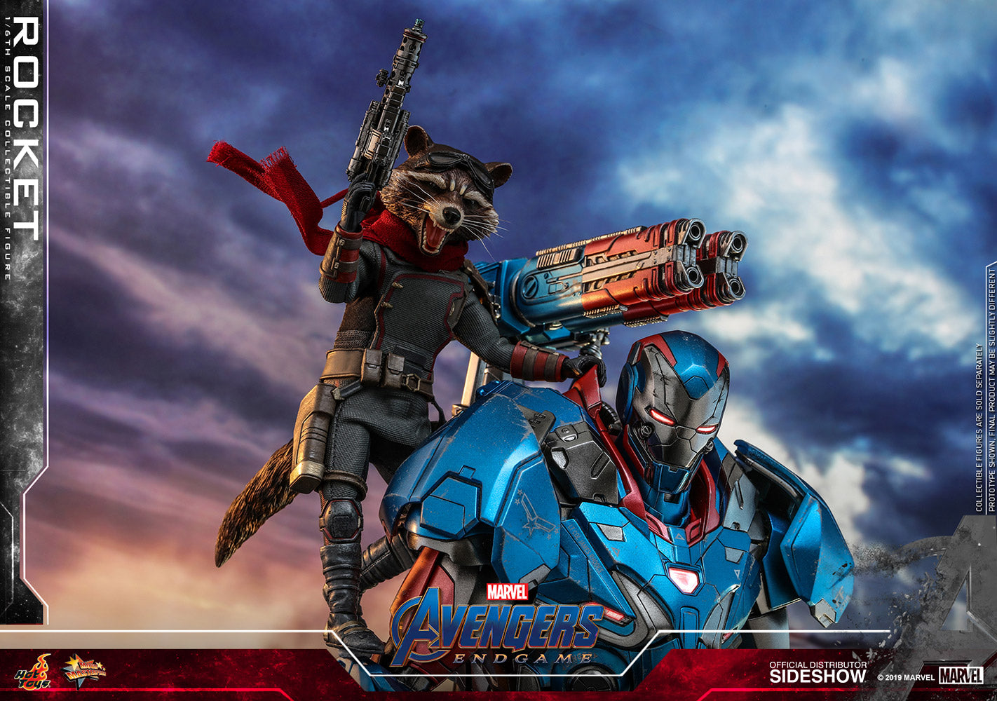 Hot Toys Rocket Marvel Avengers: Endgame Sixth Scale Figure - Collectors Row Inc.