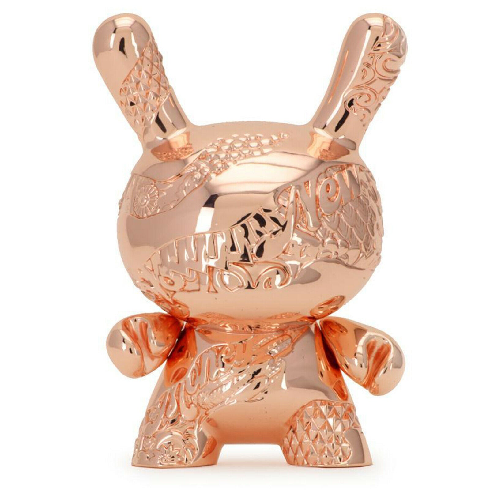 Kidrobot New Money Rose Gold Metal 5 Inch Dunny Figure - Collectors Row Inc.