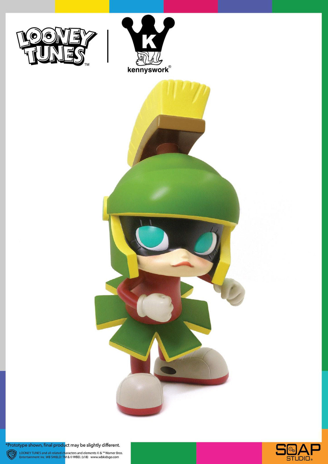 Looney Tunes Marvin The Martian Molly Vinyl Figure Get Animated x