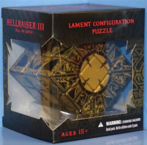Hell Raiser Gamecube Shell Mezco Pinhead Cube Hellraiser III: Hell on Earth Lament Configuration ...