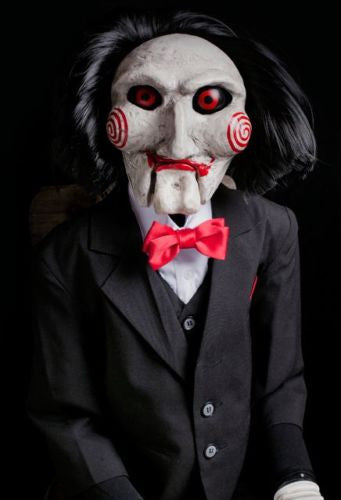 Saw Billy Jigsaw Puppet Prop by Trick or Treat Studios - Collectors Row Inc.