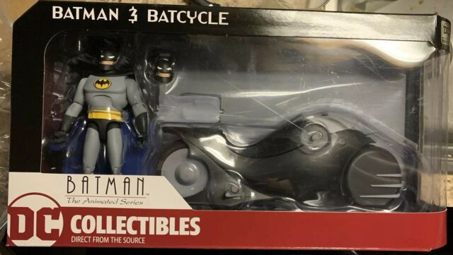 DC Collectibles Batman The Animated Series: Batcycle &amp; Batman Action Figure Set - Collectors Row Inc.