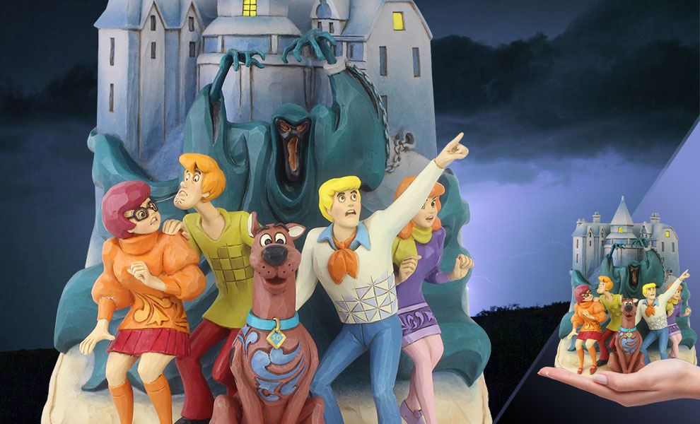 Scooby-Doo Jim Shore Frightful Friends Carved by Heart Figurine by Enesco - Collectors Row Inc.