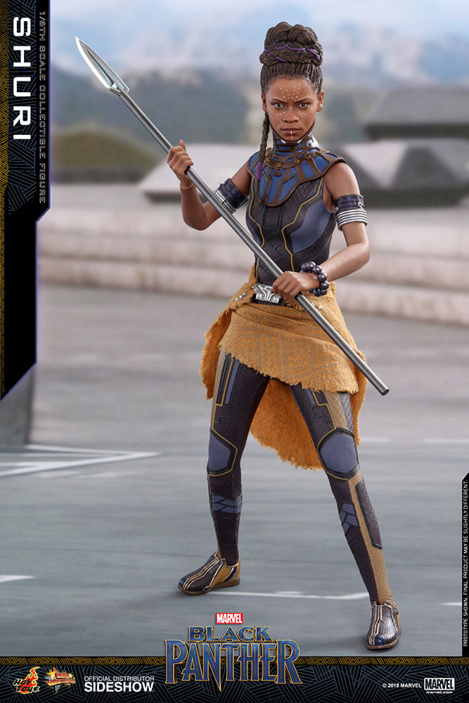 Hot Toys Shuri Black Panther Marvel Movie Masterpiece Series Sixth Scale Figure - Collectors Row Inc.