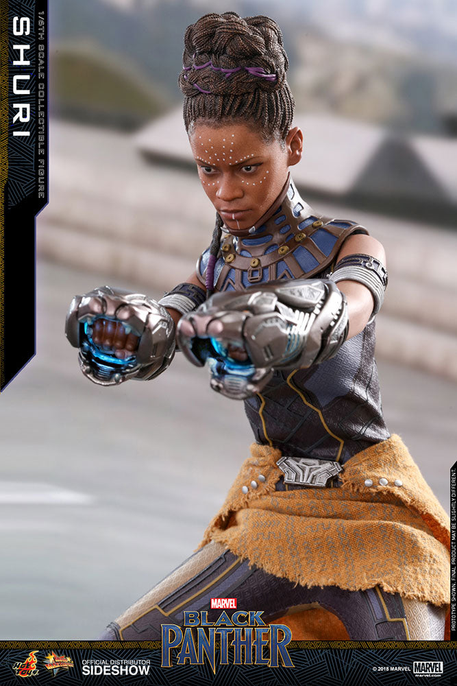 Hot Toys Shuri Black Panther Marvel Movie Masterpiece Series Sixth Scale Figure - Collectors Row Inc.
