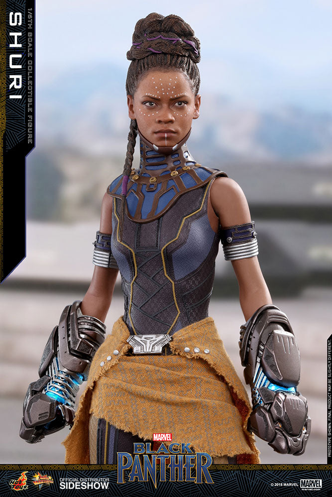 Hot Toys Shuri Black Panther Marvel Movie Masterpiece Series Sixth Scale Figure - Collectors Row Inc.