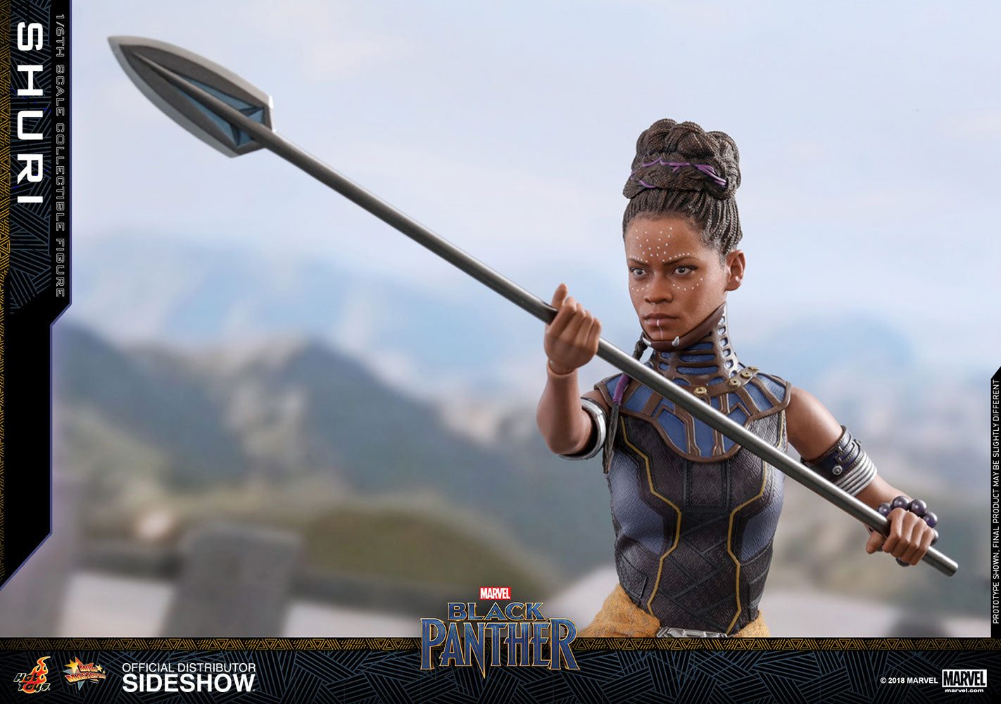 Hot Toys Shuri Black Panther Marvel Movie Masterpiece Series Sixth Scale Figure - Collectors Row Inc.