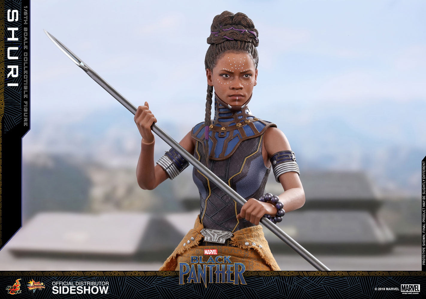 Hot Toys Shuri Black Panther Marvel Movie Masterpiece Series Sixth Scale Figure - Collectors Row Inc.