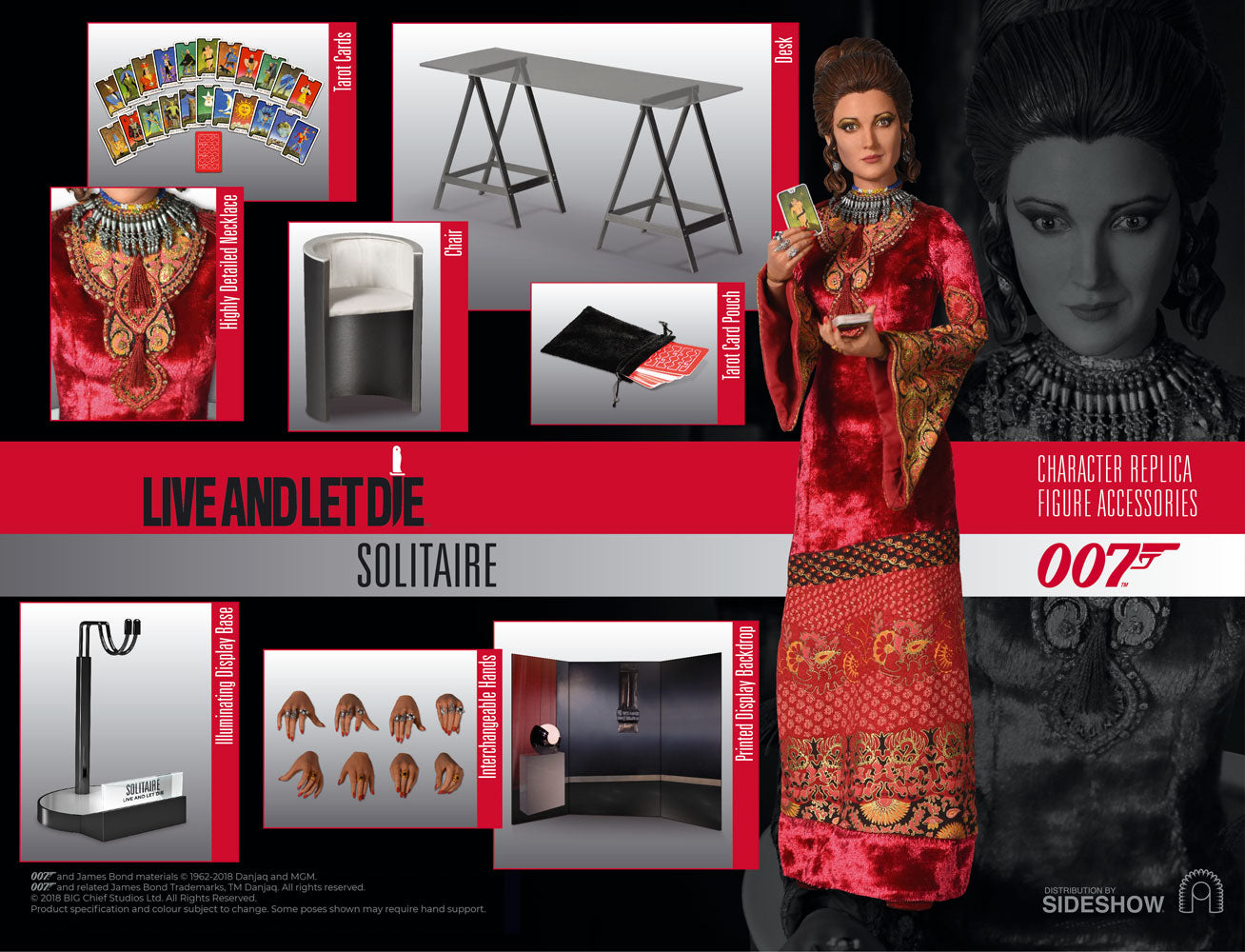 BIG Chief Studios Solitaire Live and Let Die 1/6 Scale Figure - Collectors Row Inc.