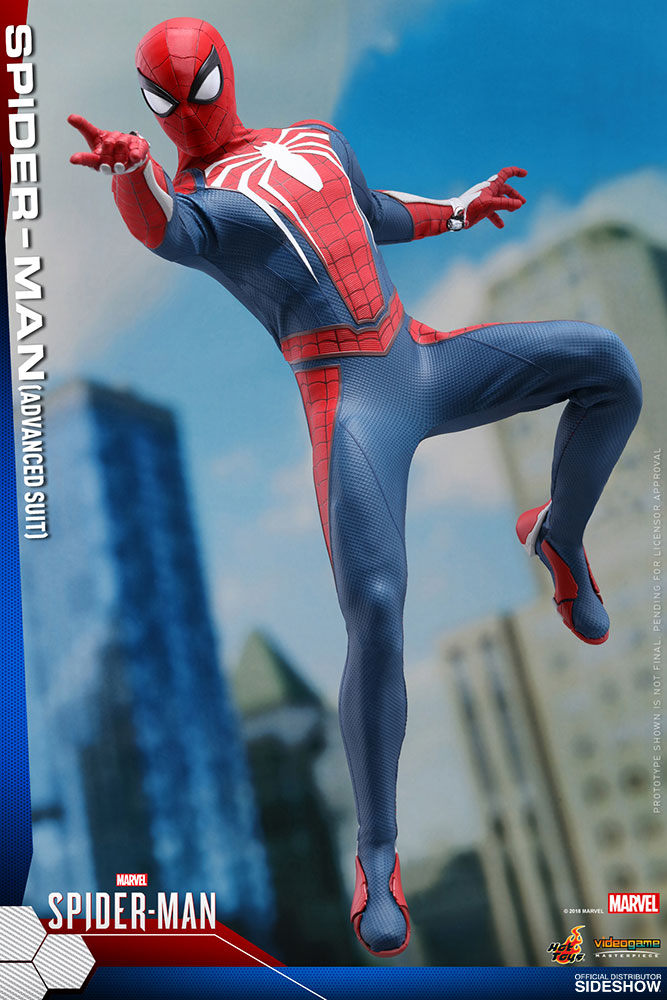 Hot Toys Marvel Spider-Man Advanced Suit 1/6 Figure Video Game Version - Collectors Row Inc.