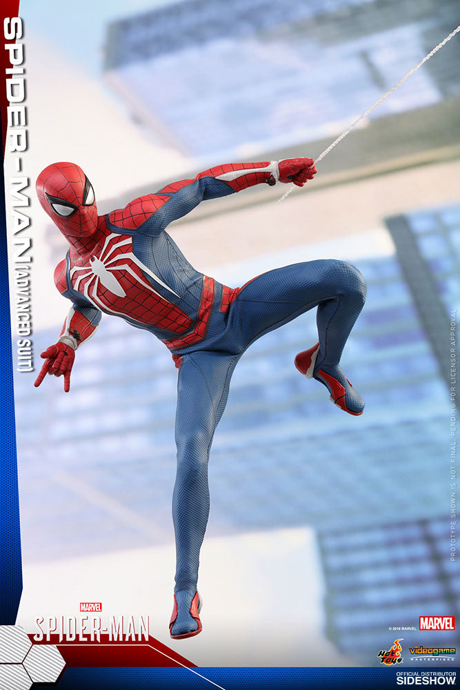 Hot Toys Marvel Spider-Man Advanced Suit 1/6 Figure Video Game Version - Collectors Row Inc.
