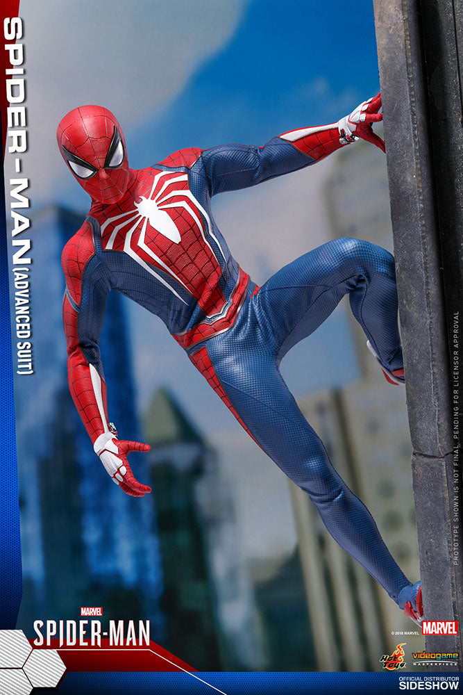 Hot Toys Marvel Spider-Man Advanced Suit 1/6 Figure Video Game Version - Collectors Row Inc.