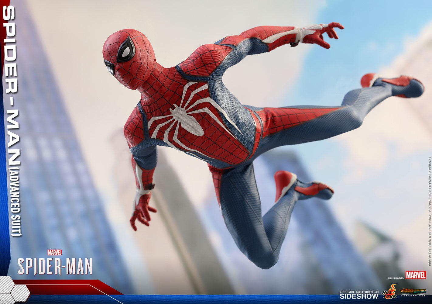 Hot Toys Marvel Spider-Man Advanced Suit 1/6 Figure Video Game Version - Collectors Row Inc.