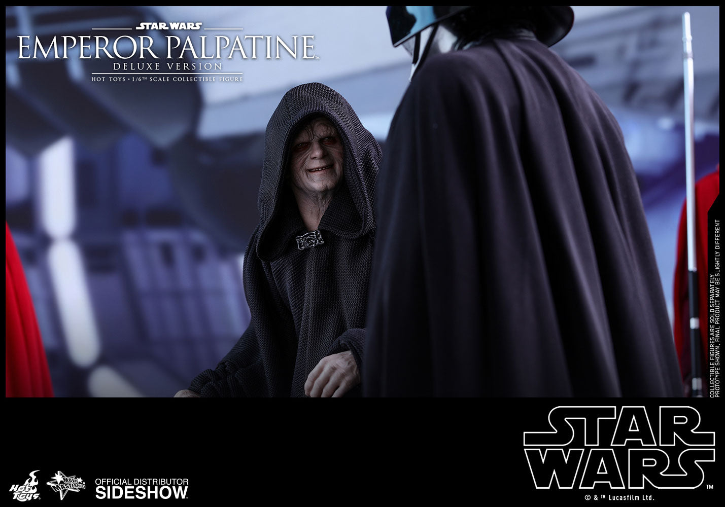 Hot Toys Emperor Palpatine Deluxe Version Episode VI: Return of the Jedi - Movie Masterpiece Series - Sixth Scale Figure - Collectors Row Inc.