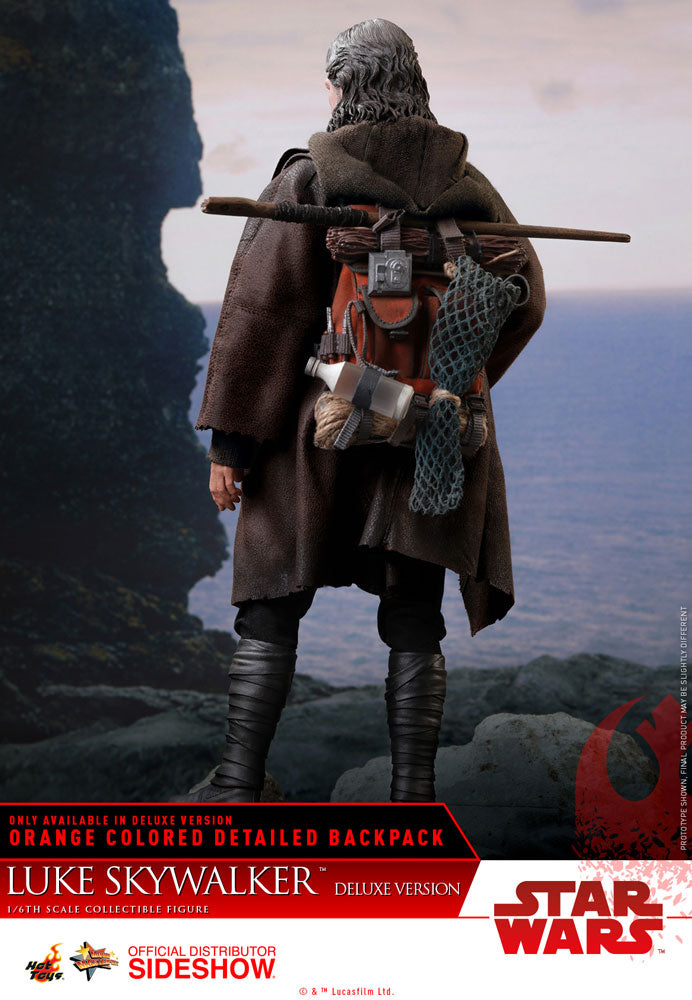 Hot Toys Luke Skywalker Deluxe Version Star Wars: The Last Jedi - Movie Masterpiece Series - Sixth Scale Figure - Collectors Row Inc.