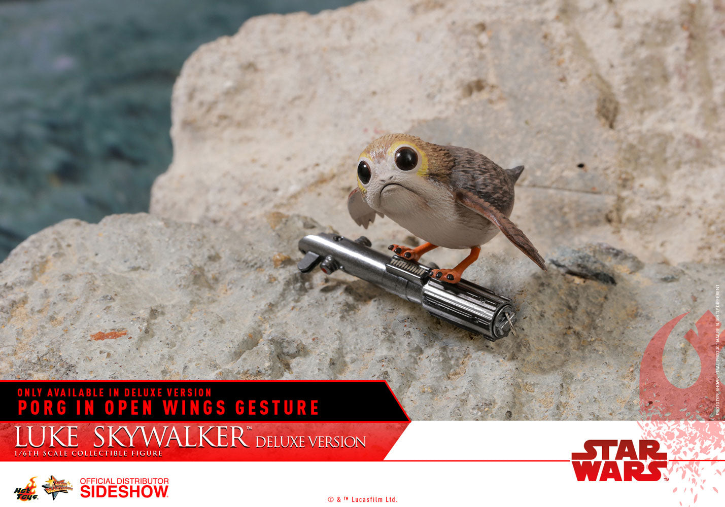 Hot Toys Luke Skywalker Deluxe Version Star Wars: The Last Jedi - Movie Masterpiece Series - Sixth Scale Figure - Collectors Row Inc.