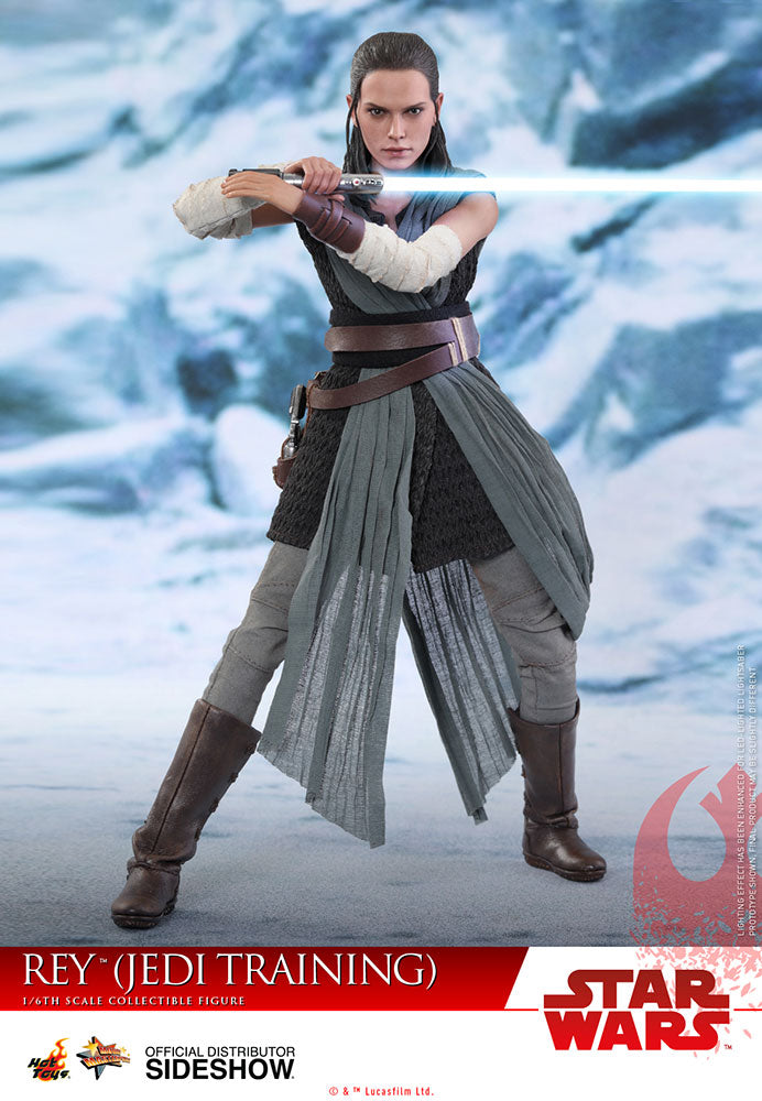 Hot Toys Rey Jedi Training Star Wars: The Last Jedi - Movie Masterpiece Series - Sixth Scale Figure - Collectors Row Inc.