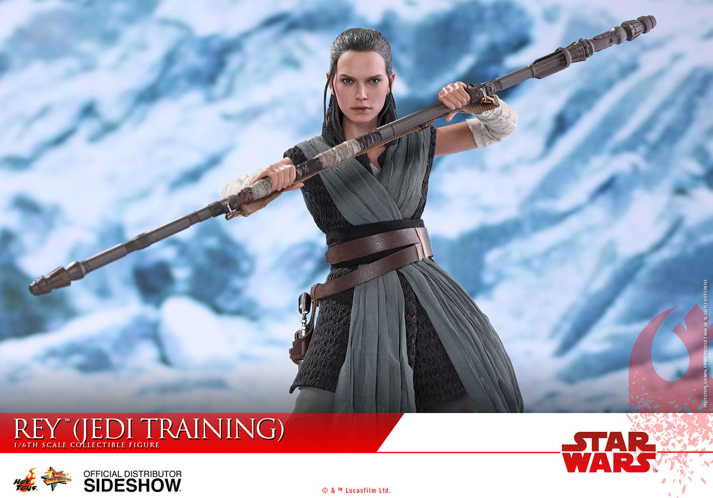Hot Toys Rey Jedi Training Star Wars: The Last Jedi - Movie Masterpiece Series - Sixth Scale Figure - Collectors Row Inc.