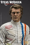 Steve McQueen Statue King of Cool Infinite Statue Le Mans Racing Maquette - Collectors Row Inc.