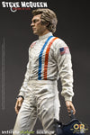 Steve McQueen Statue King of Cool Infinite Statue Le Mans Racing Maquette - Collectors Row Inc.