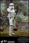 Hot Toys Star Wars Classic Stormtrooper Deluxe Version Movie Masterpiece Series - Sixth Scale Figure - Collectors Row Inc.