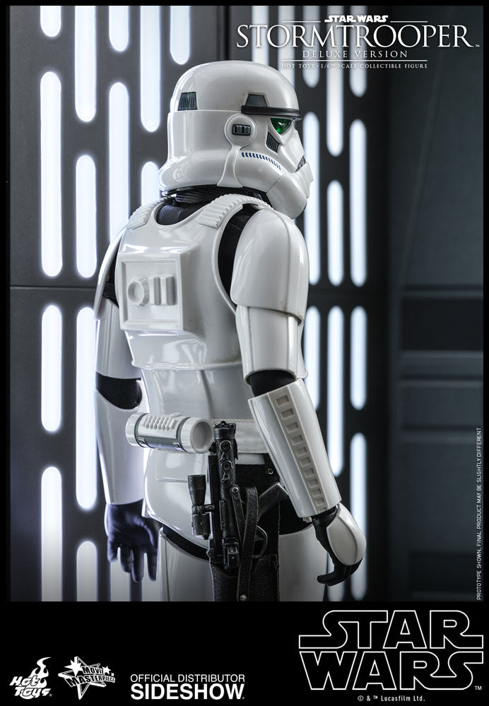 Hot Toys Star Wars Classic Stormtrooper Deluxe Version Movie Masterpiece Series - Sixth Scale Figure - Collectors Row Inc.