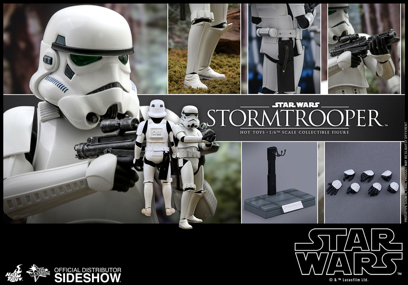 Hot Toys Star Wars Classic Stormtrooper Movie Masterpiece Series - Sixth Scale Figure - Collectors Row Inc.