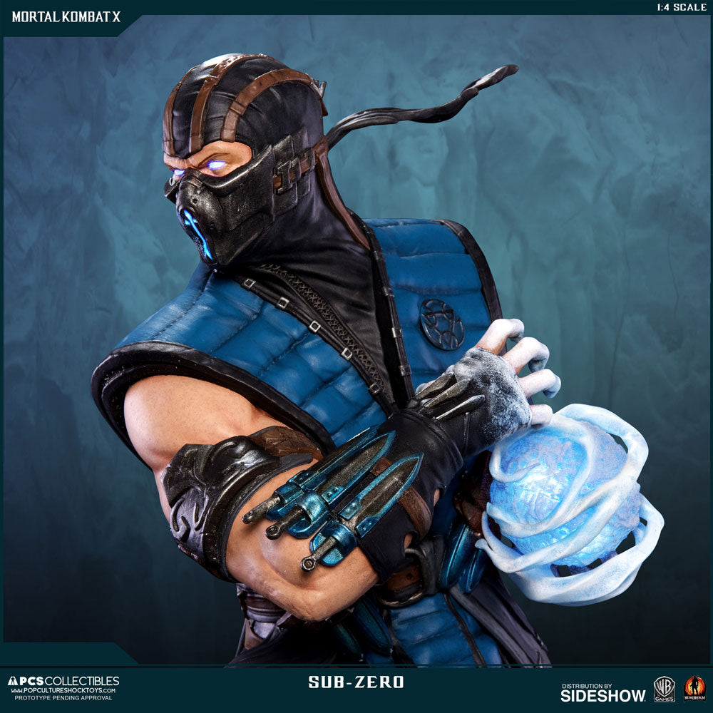 PCS Mortal Kombat Sub Zero 1/4 Statue by Pop Culture Shock - Collectors Row Inc.