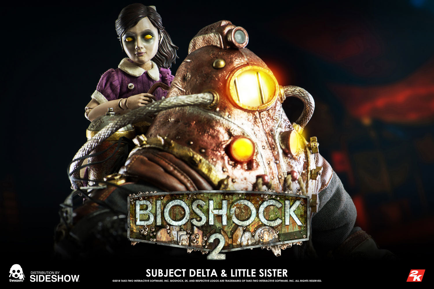 Bioshock Subject Delta and Little Sister Sixth Scale Figure by Threezero - Collectors Row Inc.