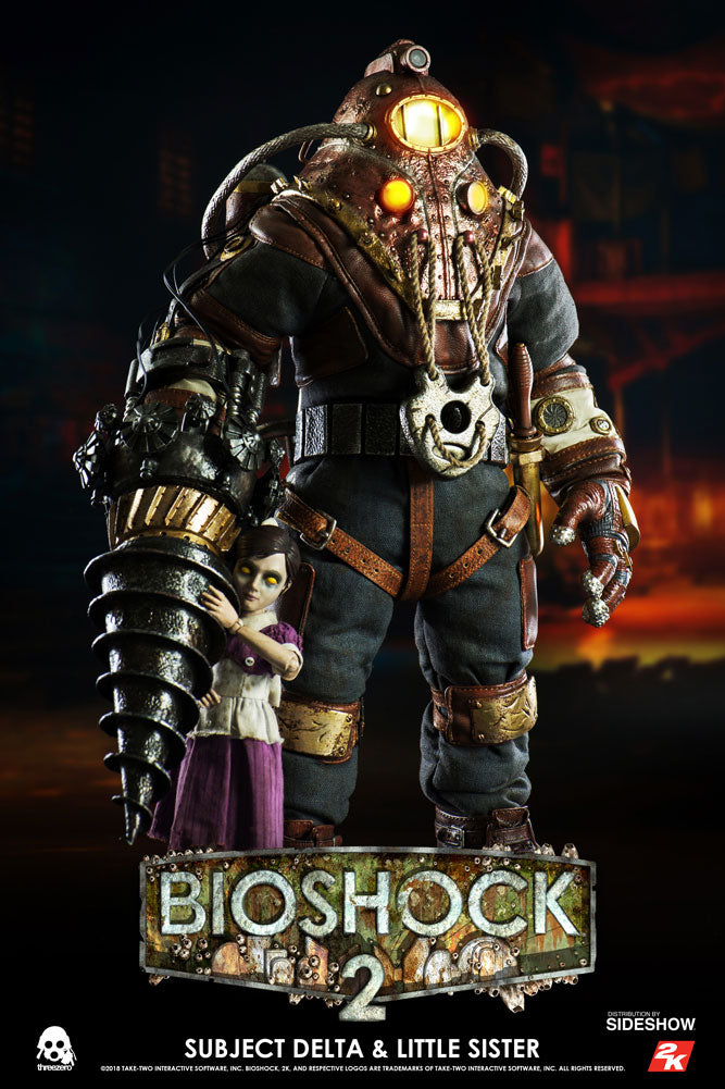 Bioshock Subject Delta and Little Sister Sixth Scale Figure by Threezero - Collectors Row Inc.