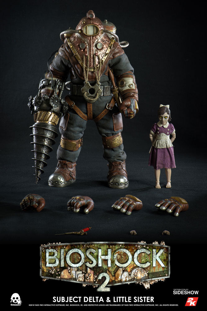 Bioshock Subject Delta and Little Sister Sixth Scale Figure by Threezero - Collectors Row Inc.