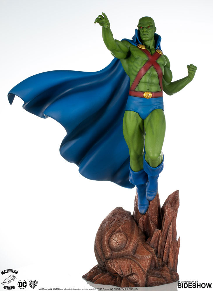 Tweeterhead Martian Manhunter EXCLUSIVE Super Powers Maquette DC Statue - Collectors Row Inc.