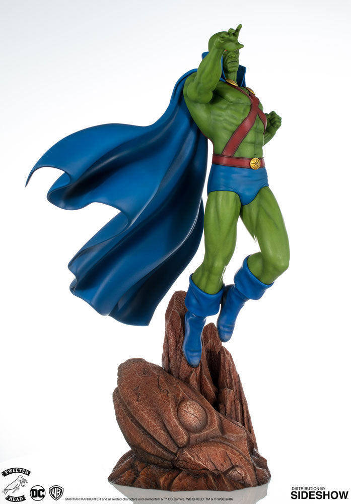 Tweeterhead Martian Manhunter EXCLUSIVE Super Powers Maquette DC Statue - Collectors Row Inc.