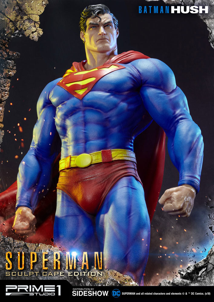 Superman Sculpt Cape Edition Batman Hush Statue by Prime 1 Studio - Collectors Row Inc.