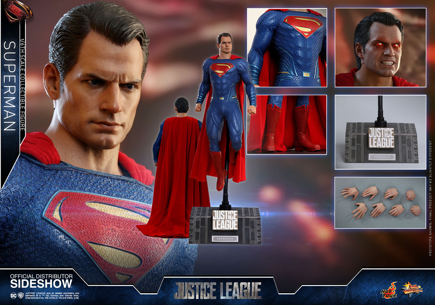 Superman Justice League - DC Comics Movie Masterpiece Series - Collectors Row Inc.
