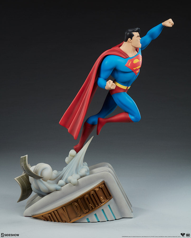 Superman DC Comics Animated Series Collection Man of Steel Statue by Sideshow - Collectors Row Inc.