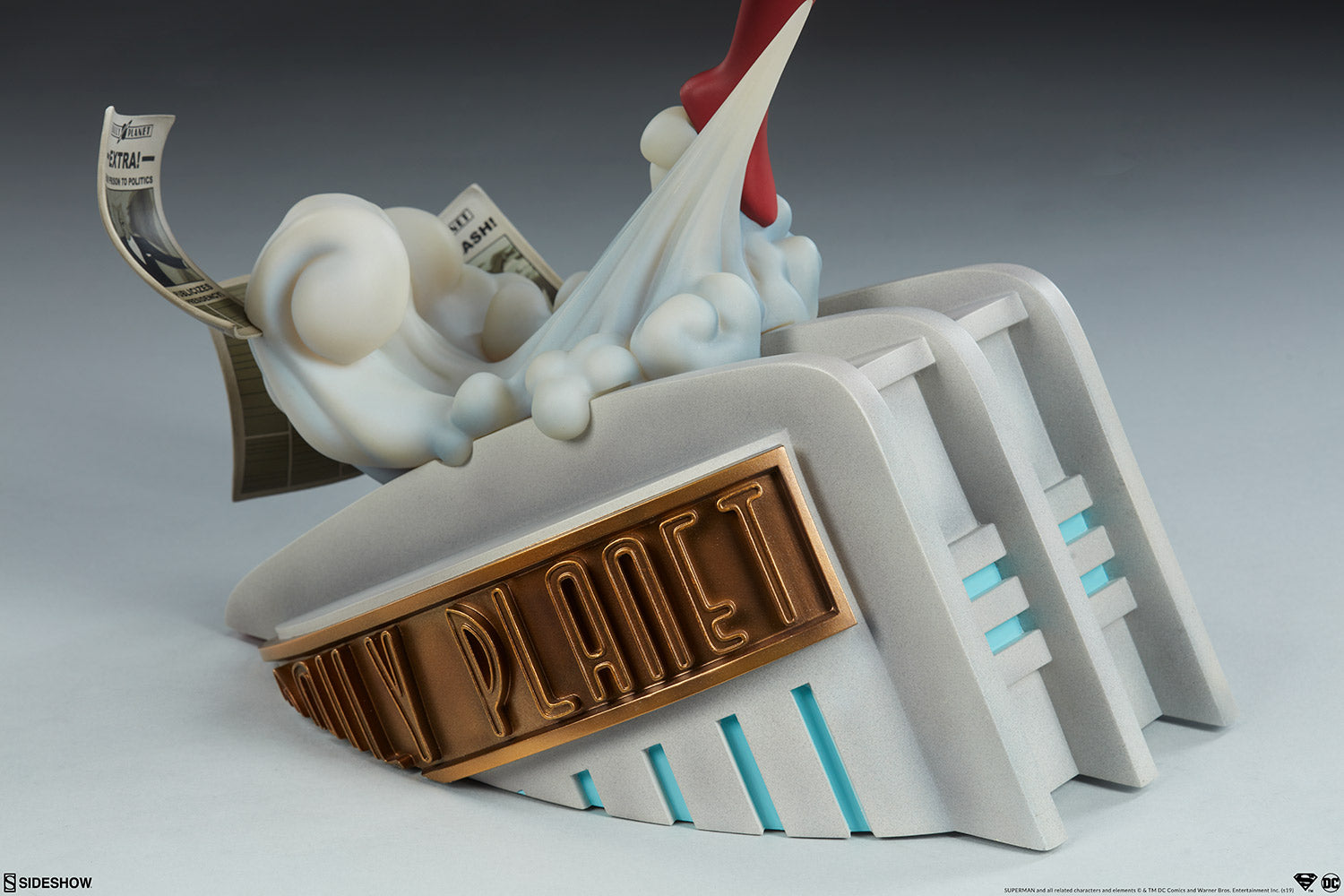 Superman DC Comics Animated Series Collection Man of Steel Statue by Sideshow - Collectors Row Inc.