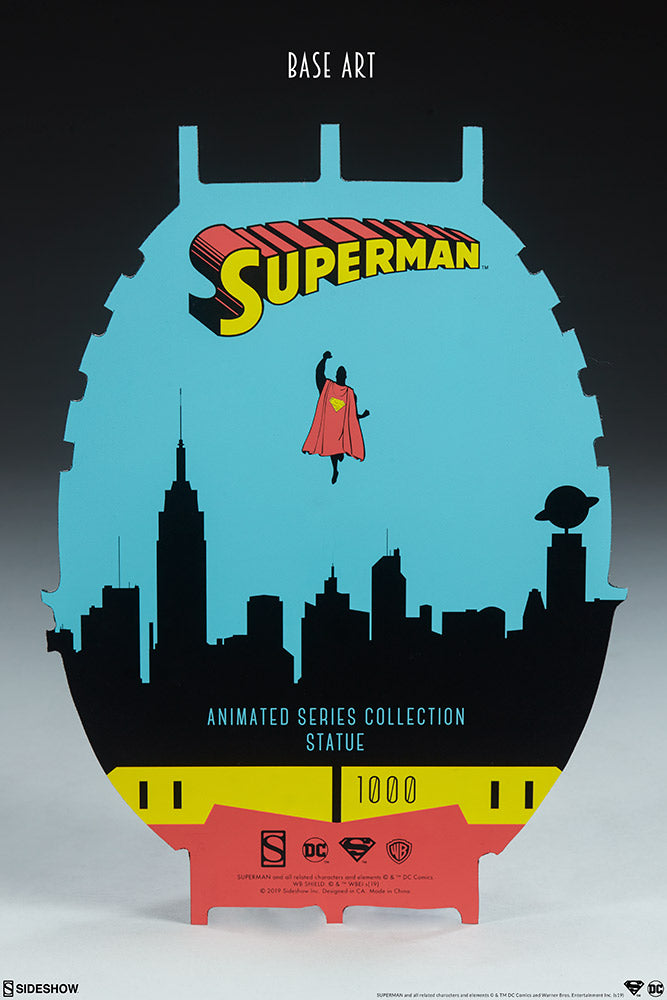 Superman DC Comics Animated Series Collection Man of Steel Statue by Sideshow - Collectors Row Inc.