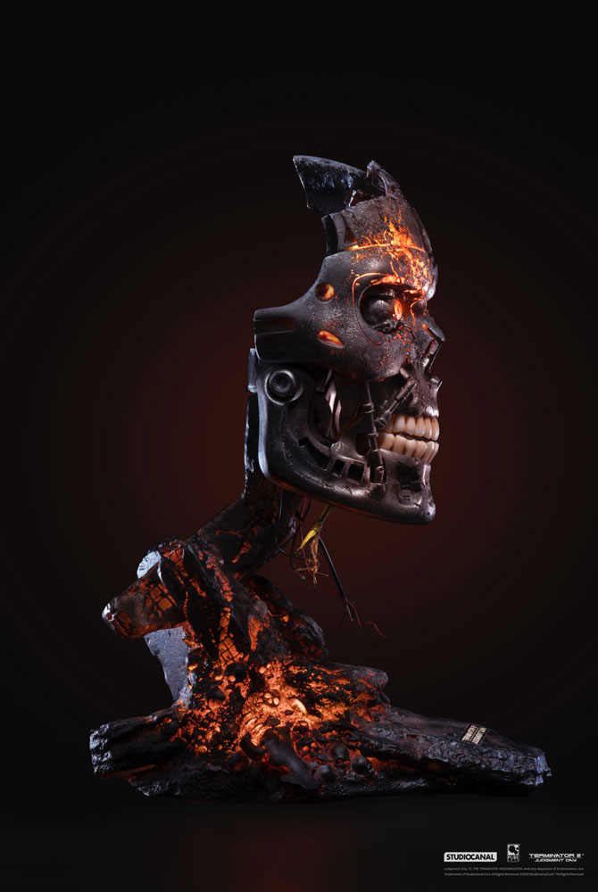 Terminator 2 - T-800 Battle Damaged 1:1 Bust - Collectors Row Inc.