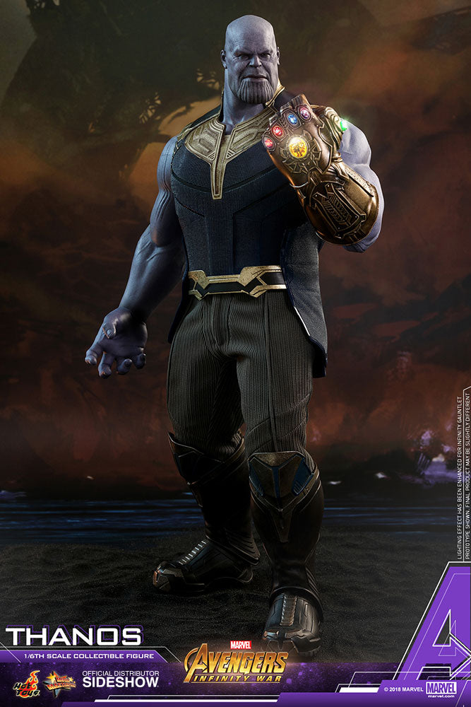 Hot Toys Thanos Infinity War Avengers Marvel 1/6 Scale Figure - Collectors Row Inc.