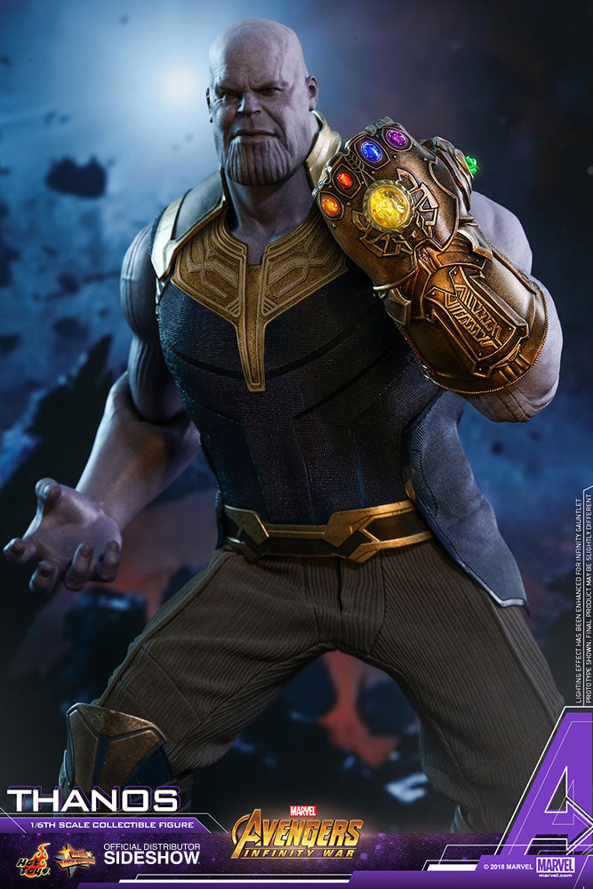 Hot Toys Thanos Infinity War Avengers Marvel 1/6 Scale Figure - Collectors Row Inc.