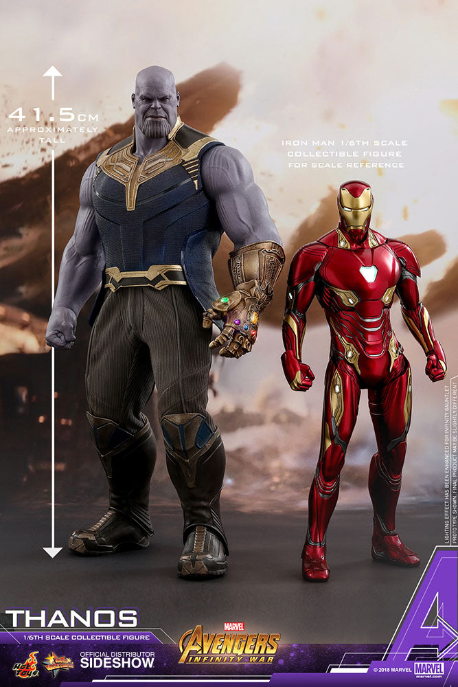 Hot Toys Thanos Infinity War Avengers Marvel 1/6 Scale Figure - Collectors Row Inc.