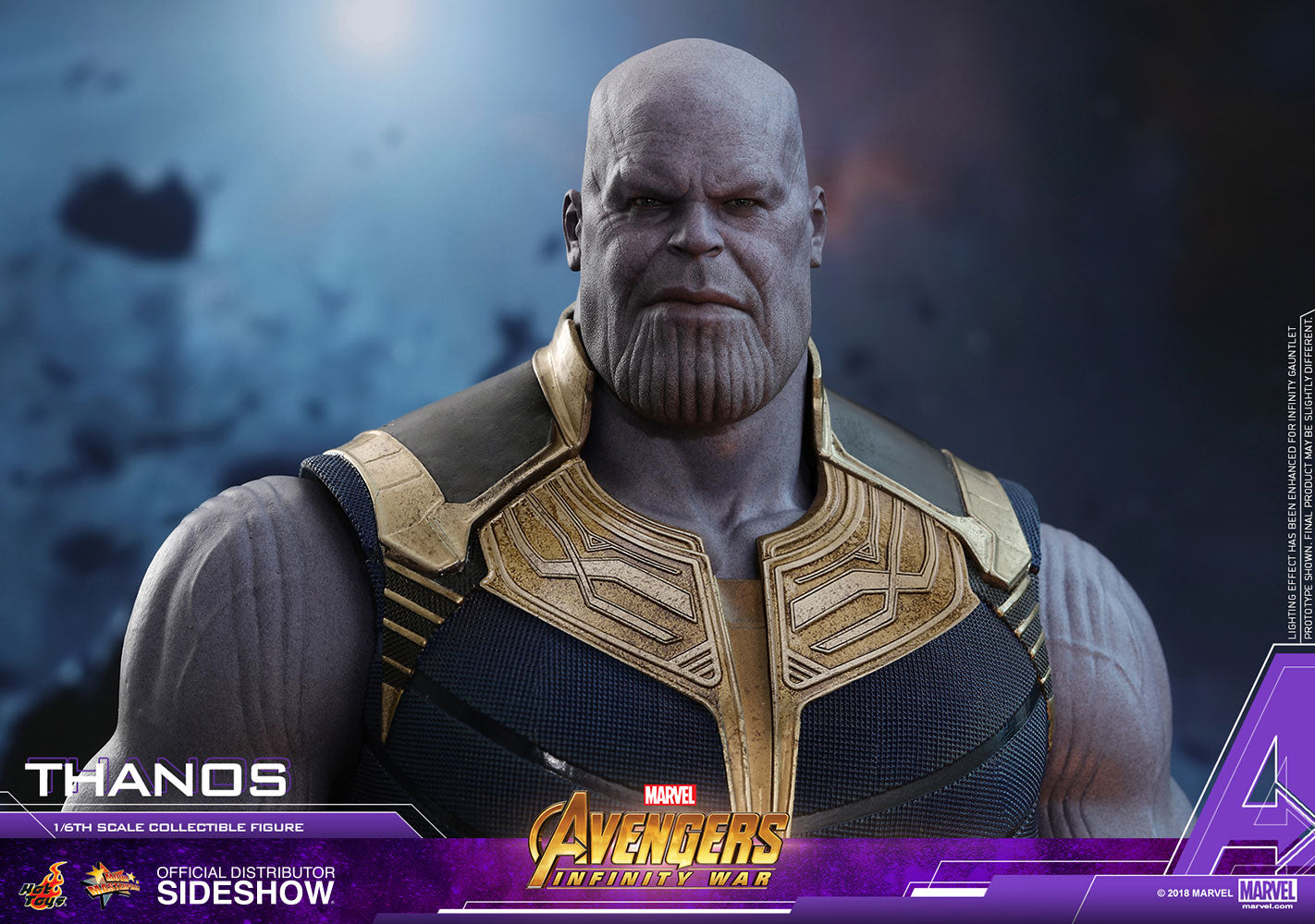 Hot Toys Thanos Infinity War Avengers Marvel 1/6 Scale Figure - Collectors Row Inc.