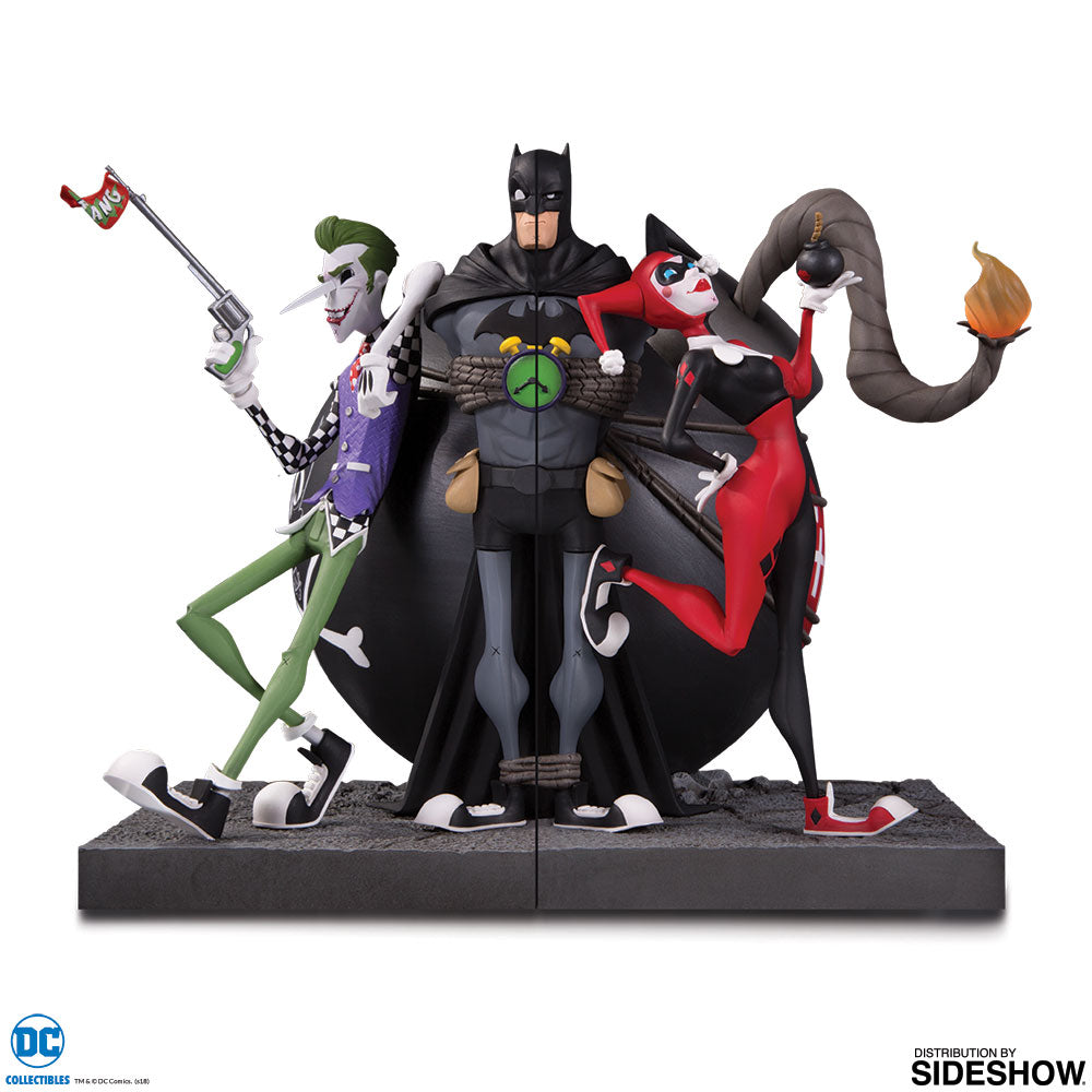 Batman DC Collectibles The Joker &amp; Harley Quinn Bookend Set - Collectors Row Inc.