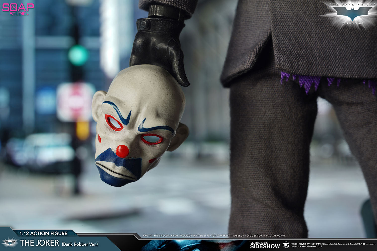 Soap Studio The Joker (Bank Robber Version) Batman The Dark Knight 1:12 Action Figure - Collectors Row Inc.