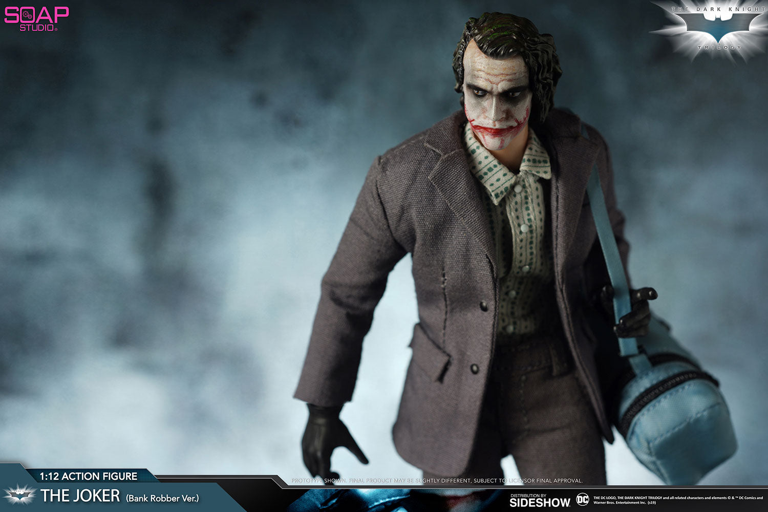 Soap Studio The Joker (Bank Robber Version) Batman The Dark Knight 1:12 Action Figure - Collectors Row Inc.