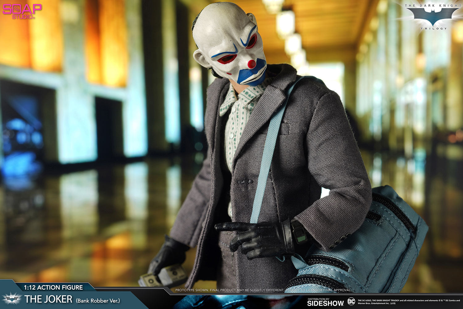 Soap Studio The Joker (Bank Robber Version) Batman The Dark Knight 1:12 Action Figure - Collectors Row Inc.